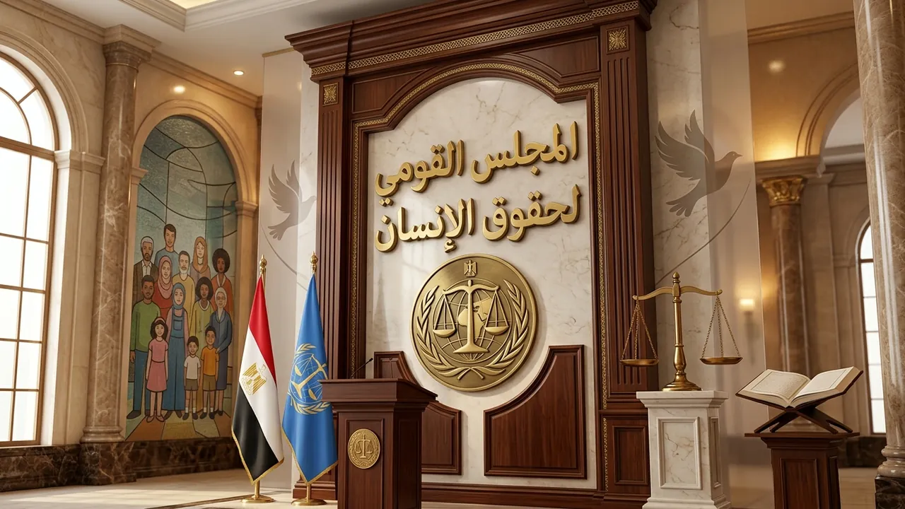 المجلس القومي لحقوق الإنسان يبحث أوضاع المواقع الإلكترونية ويستعد لمعرض الكتاب