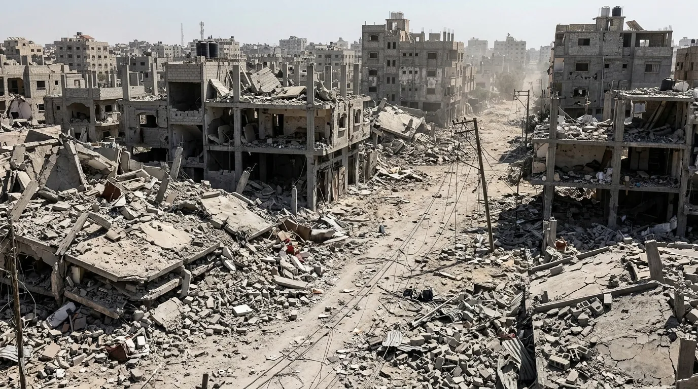 غارة قرب مستودع أممي في خان يونس وتحذير من تفشي السحايا في غزة